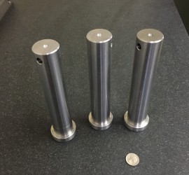 Unpolished Stress Proof Steel Pins